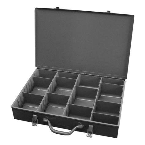 metal compartment boxes and racks|bulk metal box with handle.